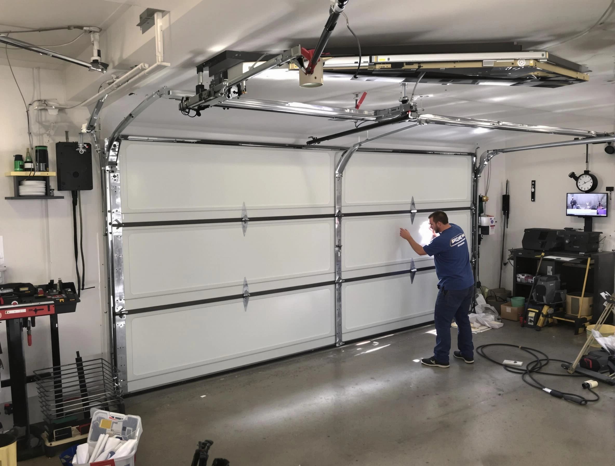 Professional garage door repair service by Johnston Garage Door Repair in Johnston