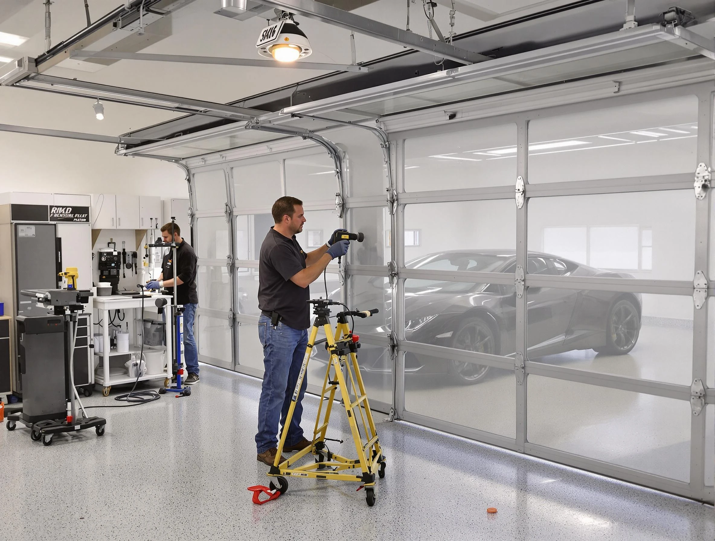 Garage Door Dents Repair in Johnston