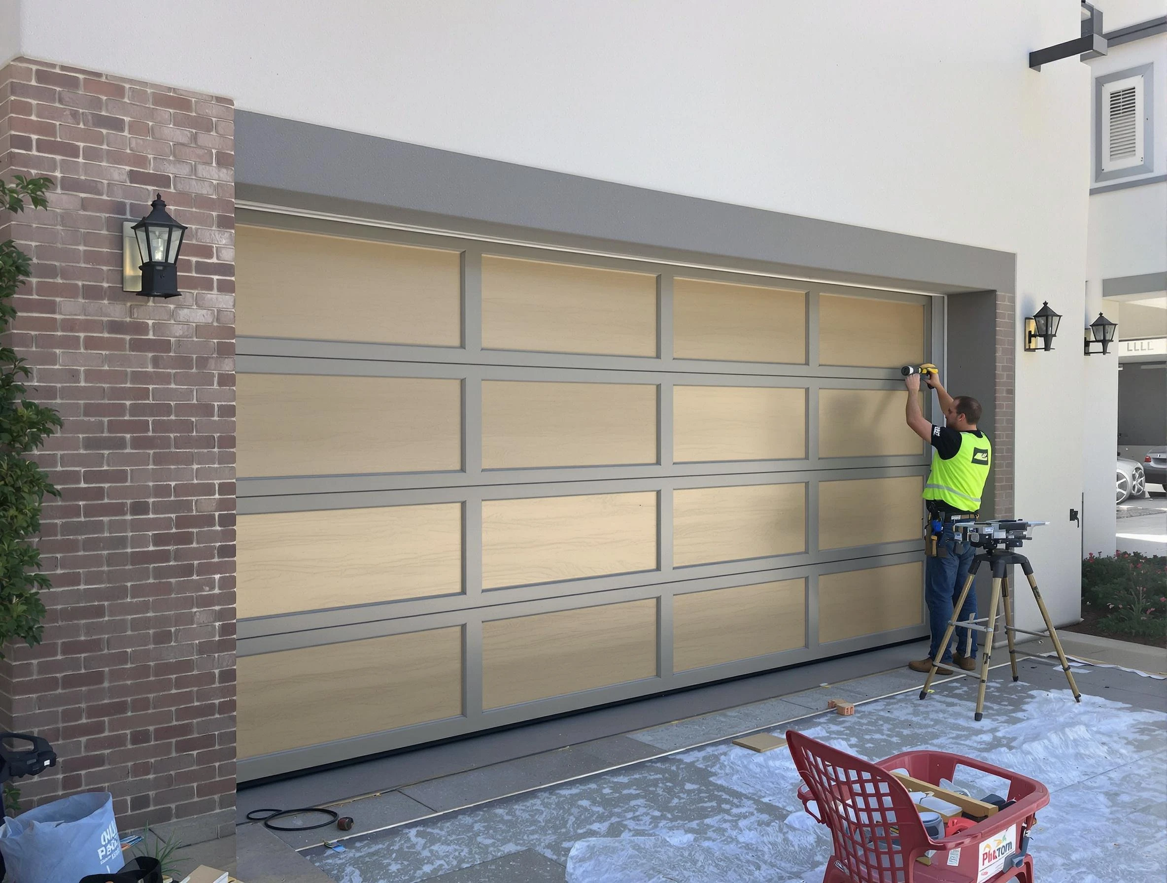Garage door replacement service by Johnston Garage Door Repair in Johnston