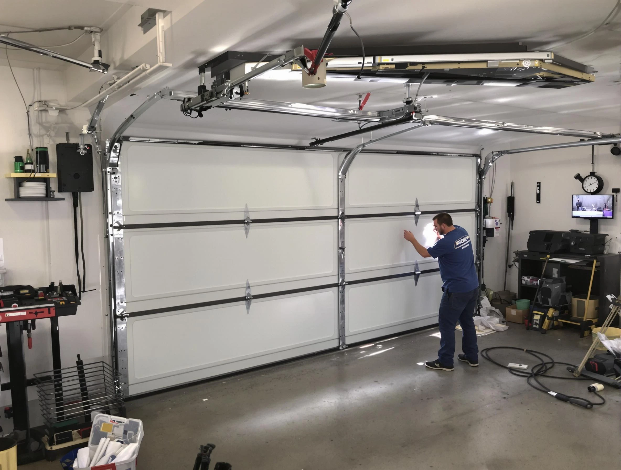 Professional garage door repair service by Johnston Garage Door Repair in Johnston